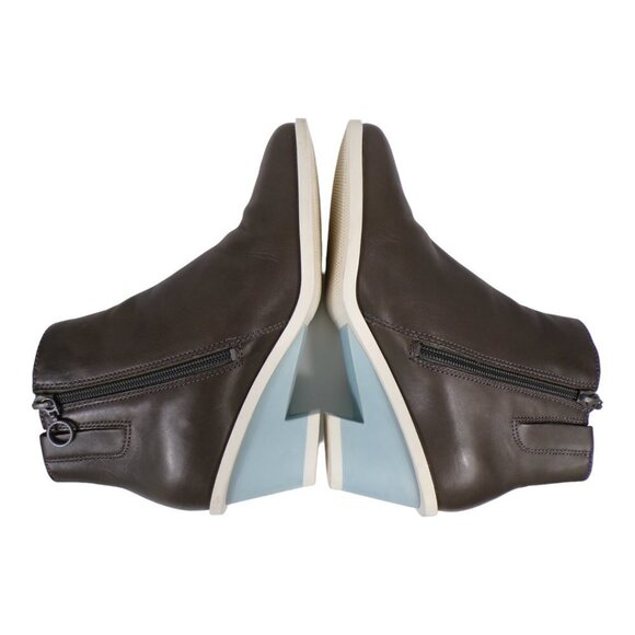 Camper Brooke Medium Gray Leather Ankle Bootie US 7 EU 37 #982 - Picture 7 of 10
